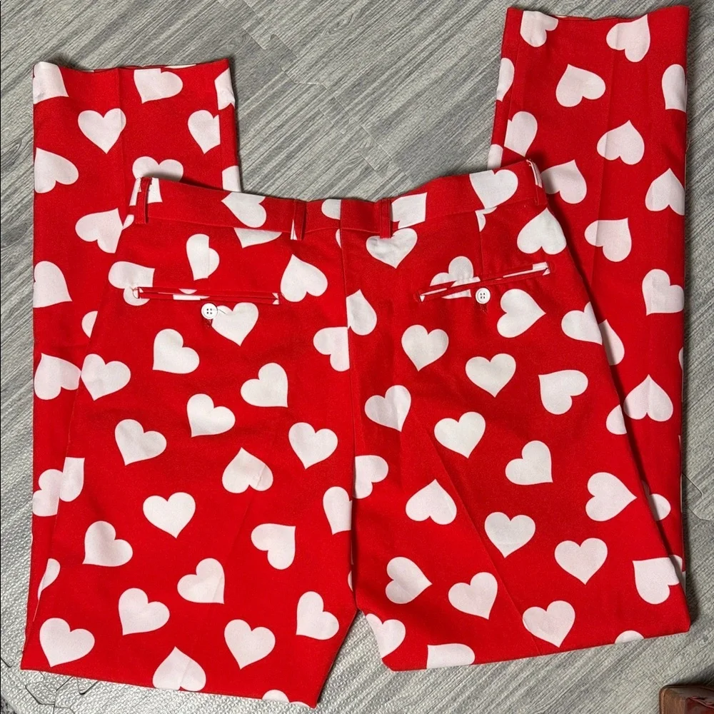 OppoSuits Heart Valentine Pants 34x33